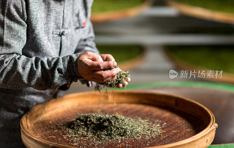 Chinese craftsmen, handmade tea